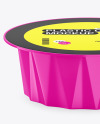 Glossy Plastic Cup Mockup