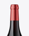 Red Wine Bottle Mockup