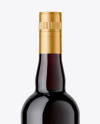 Red Wine Bottle Mockup