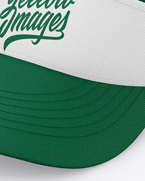 Tennis Cap Mockup - Half Side view