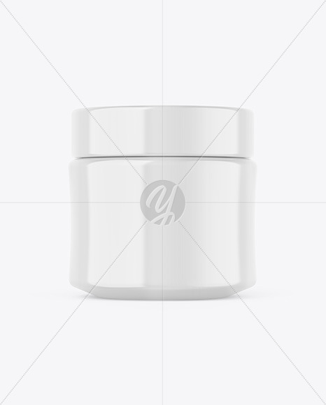 Glossy Jar Mockup