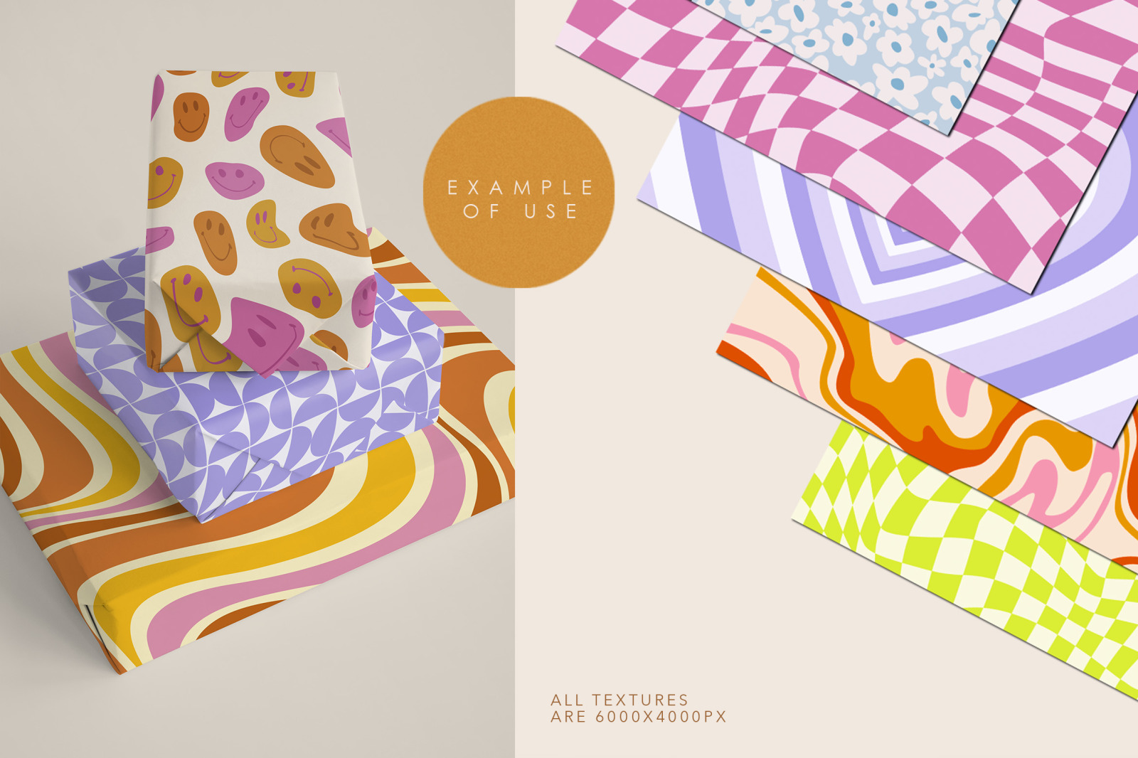 70 Retro Groovy Hippie Patterns 70 Retro Groovy Hippie Patterns
