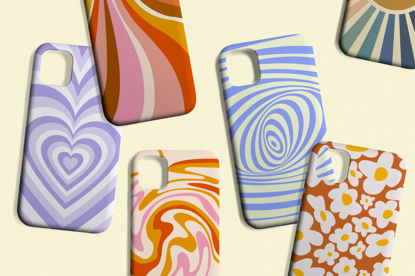 70 Retro Groovy Hippie Patterns