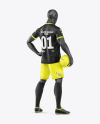 Soccer Player Mockup - Half Side View