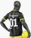 Soccer Player Mockup - Half Side View