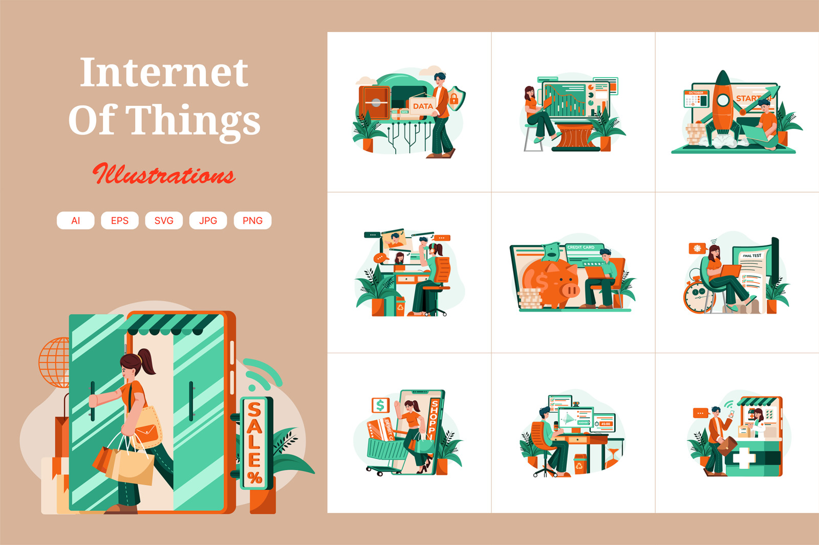 M590_Internet Of Things Illustration Pack