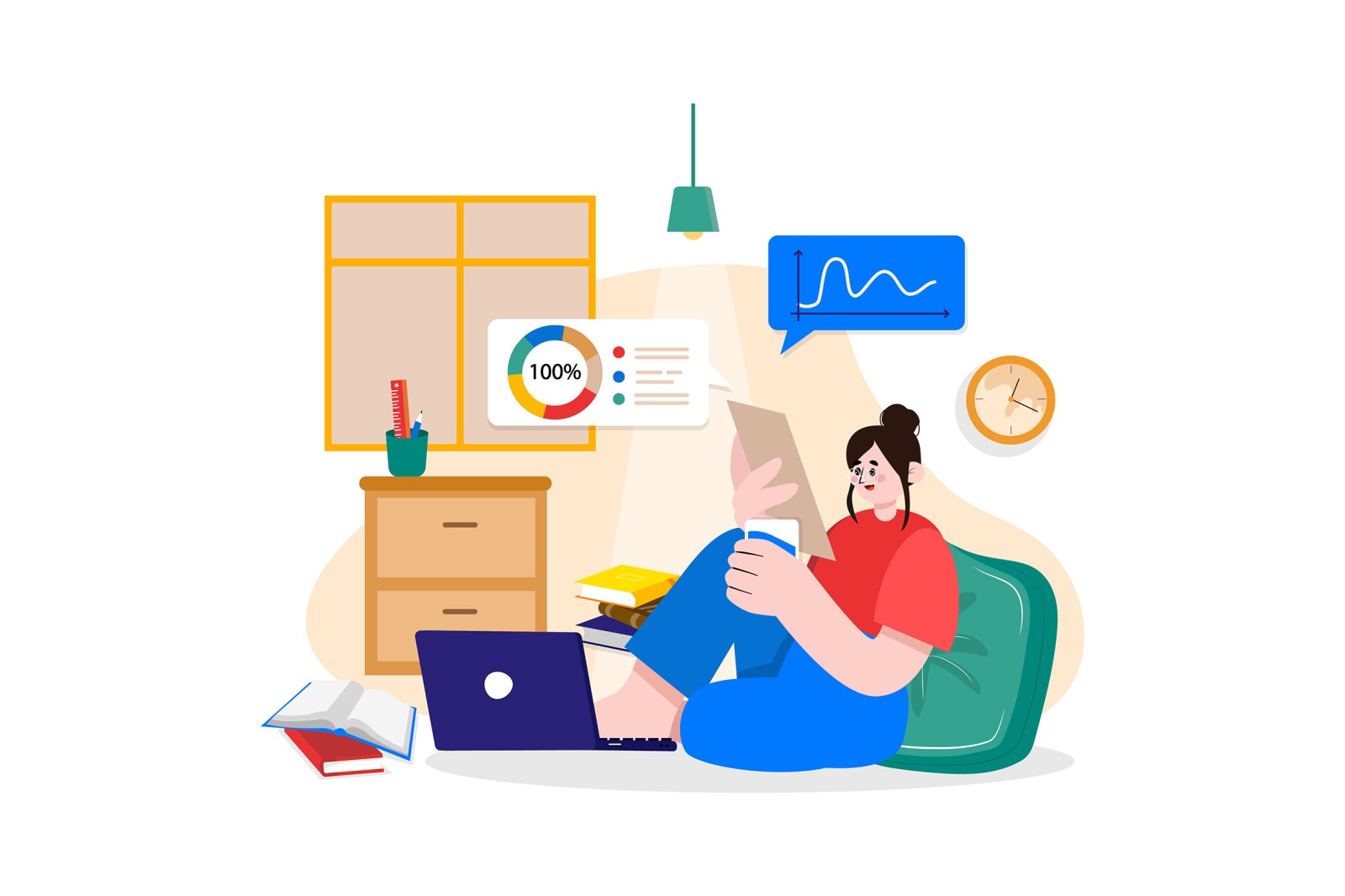 M573_Work From Home Illustration Pack M573_Work From Home Illustration Pack