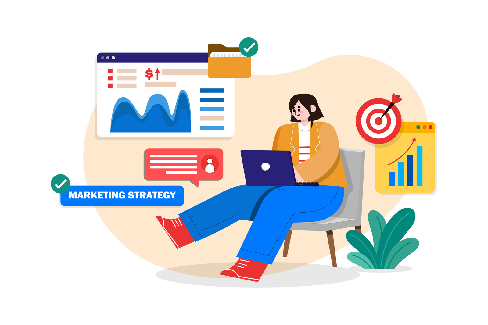 M573_Work From Home Illustration Pack M573_Work From Home Illustration Pack