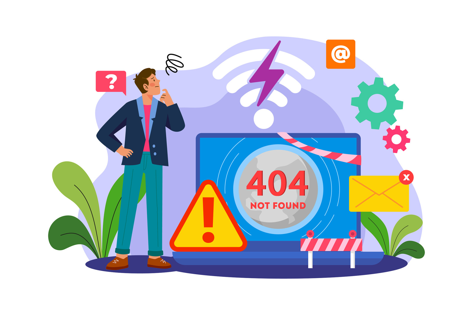 M574_Remote Working Illustration Pack M574_Remote Working Illustration Pack