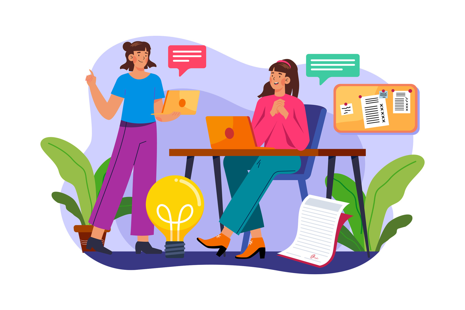 M574_Remote Working Illustration Pack M574_Remote Working Illustration Pack