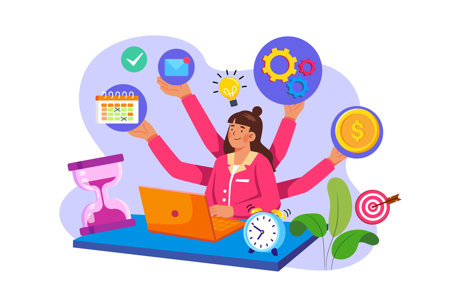 M574_Remote Working Illustration Pack M574_Remote Working Illustration Pack