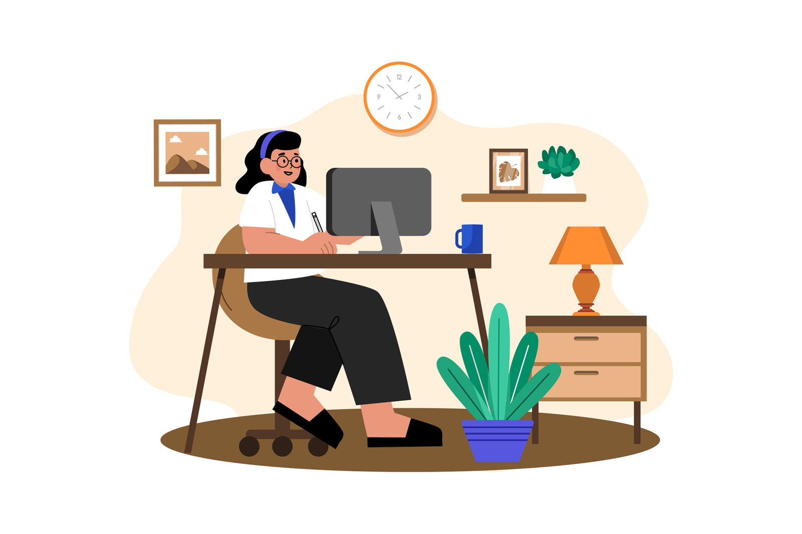 M575_Work from home Illustration Pack M575_Work from home Illustration Pack