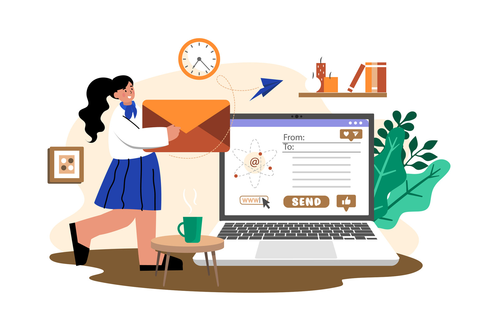 M575_Work from home Illustration Pack