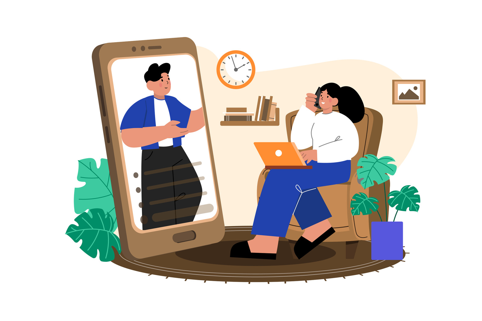 M575_Work from home Illustration Pack