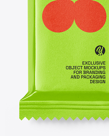 Paper Chocolate Bar Mockup