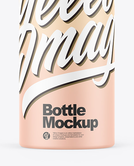 Matte Bottle Mockup