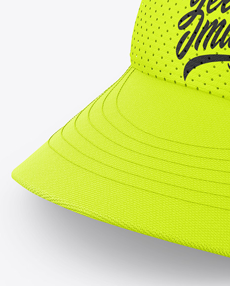 Tennis Cap Mockup - Half Side view