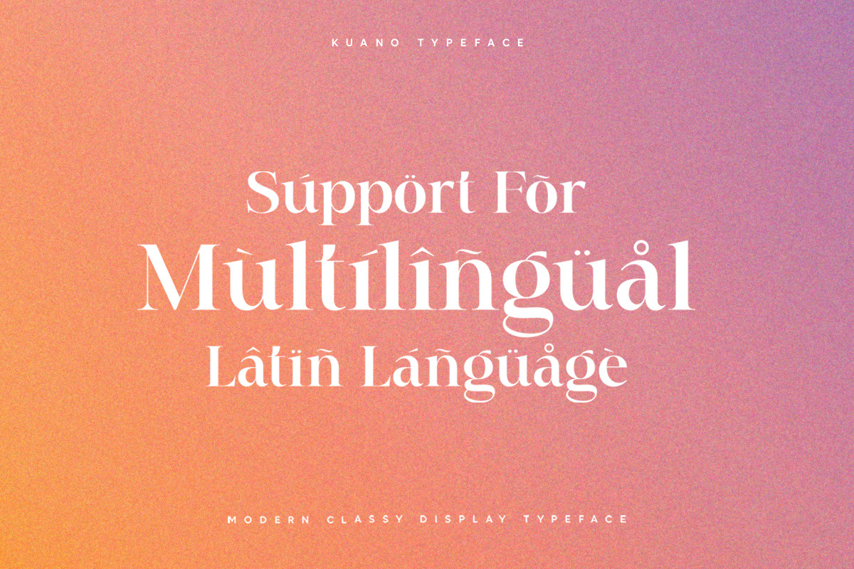 Kuano | Classy Display Serif Kuano | Classy Display Serif