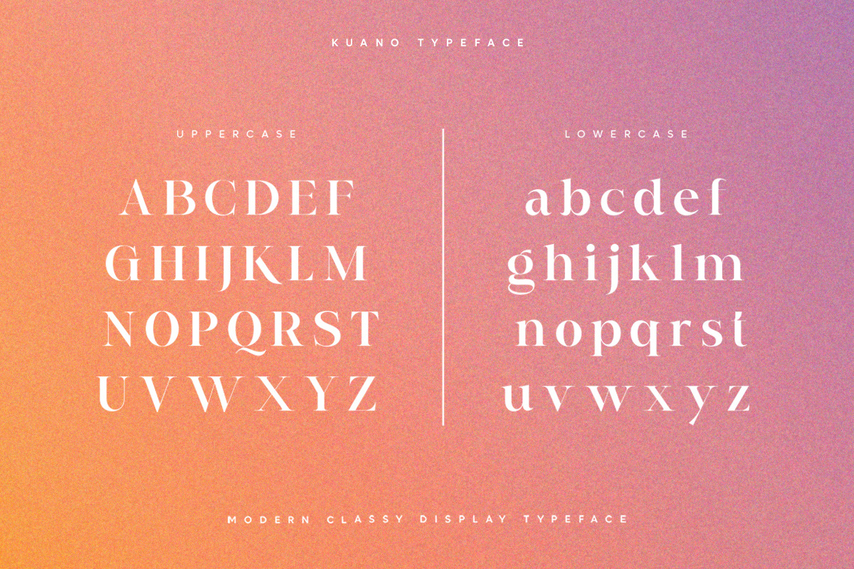 Kuano | Classy Display Serif