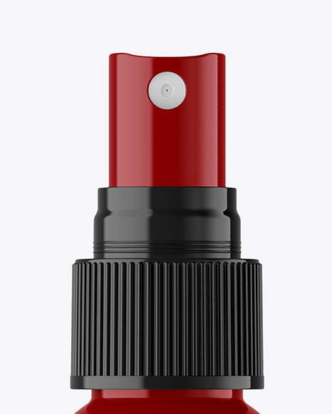 Glossy Spray Bottle Mockup Glossy Spray Bottle Mockup