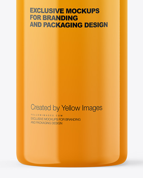 Glossy Spray Bottle Mockup Glossy Spray Bottle Mockup