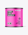 Matte Paint Can Mockup