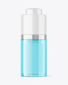 15ml Clear Airless Pump Bottle Mockup