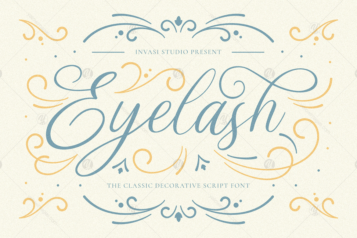 Eyelash - Decorative Script Font