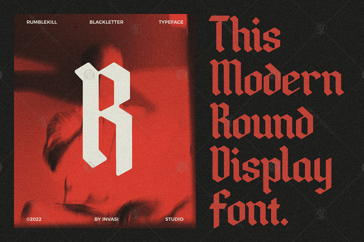 Rumblekill - Rounded Blackletter Rumblekill - Rounded Blackletter