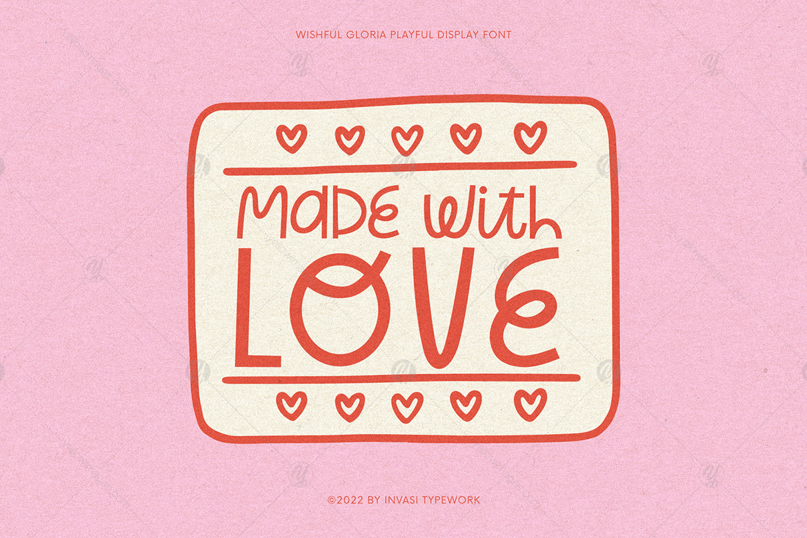 Wishful Gloria - Playful Curly Font Wishful Gloria - Playful Curly Font