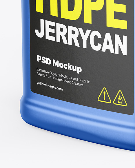 Metallic Jerrycan Mockup