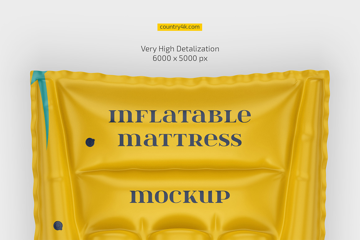 Inflatable Mattress Mockup Set Inflatable Mattress Mockup Set