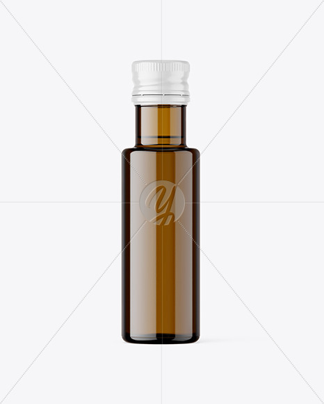 Amber Olive Oil Bottle Mockup