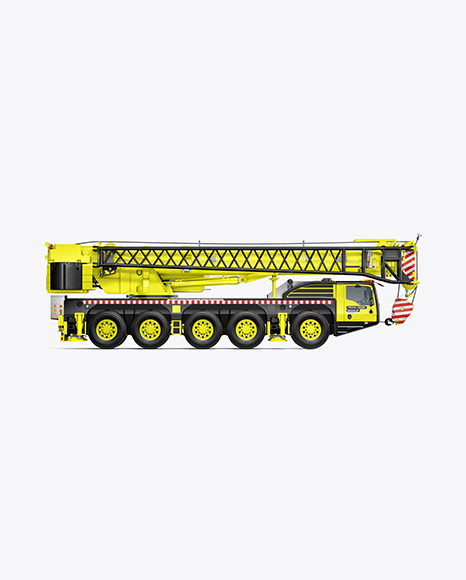 Truck Crane Mockup - Side View