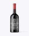 Red Wine Bottle Mockup