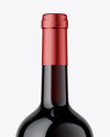 Red Wine Bottle Mockup