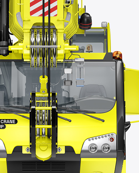 Truck Crane Mockup - Front View