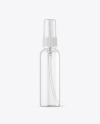 Clear Spray Bottle Mockup