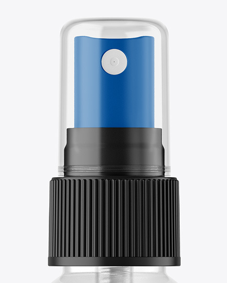 Clear Spray Bottle Mockup