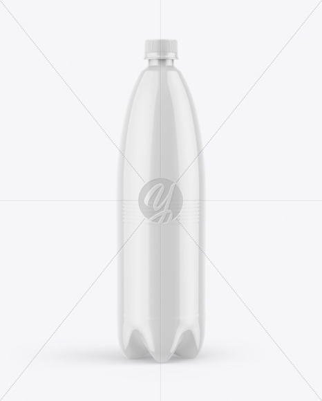 Glossy Plastic Bottle Mockup