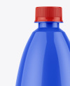 Glossy Plastic Bottle Mockup