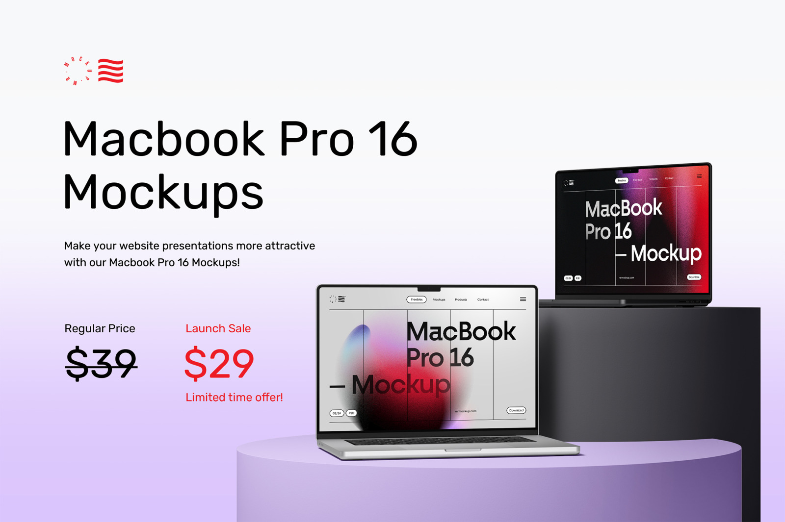 MacBook Pro 16 Mockups