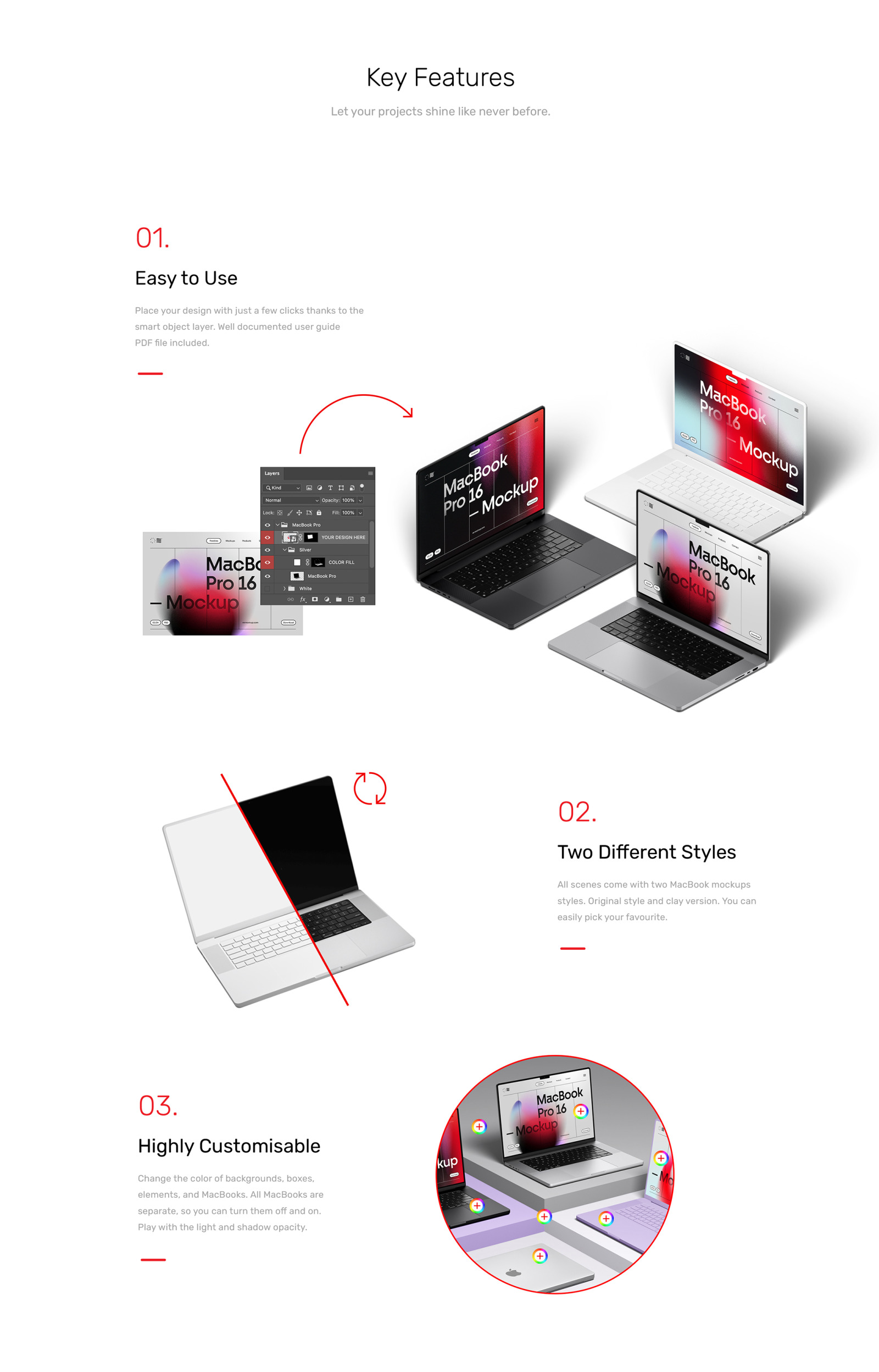 MacBook Pro 16 Mockups MacBook Pro 16 Mockups