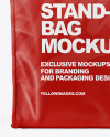 Textured Stand-up Bag Mockup