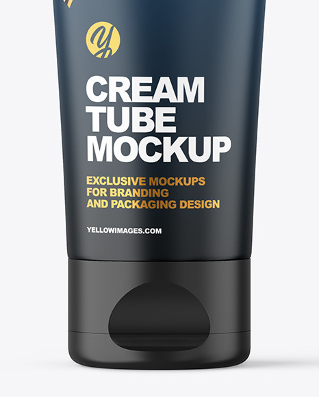 Matte Cosmetic Tube Mockup