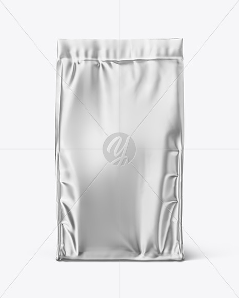 Metallic Stand-up Bag Mockup