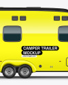 Camper Trailer Mockup - Side View