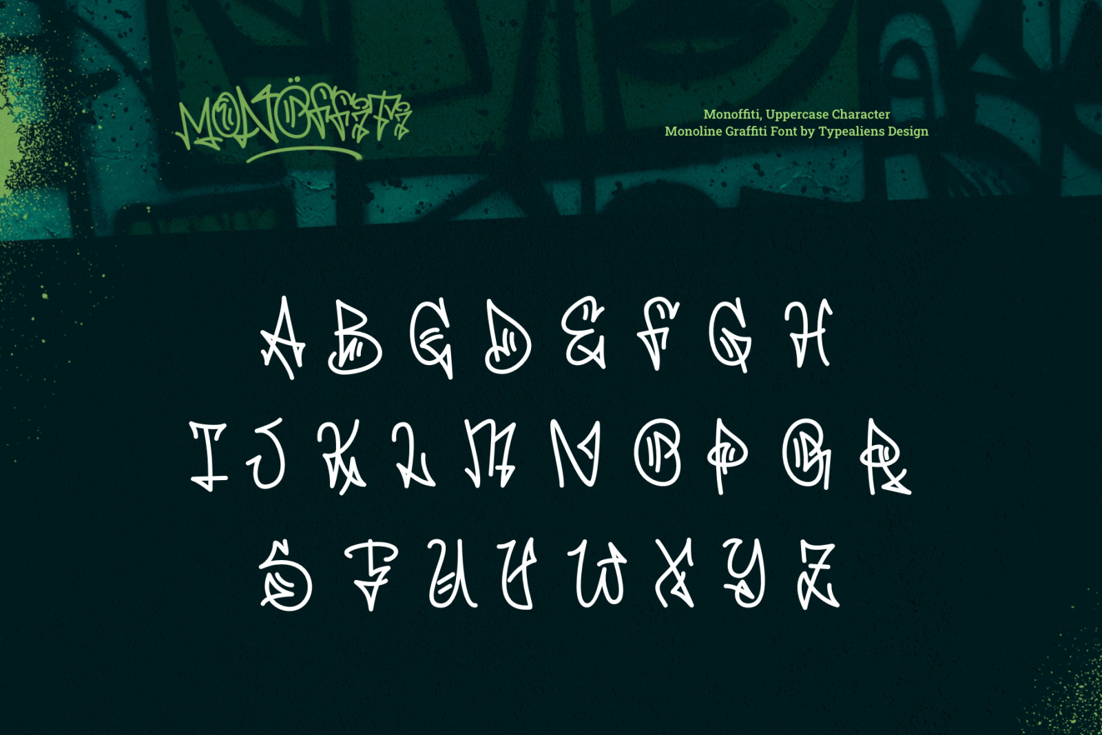 Monoffiti Font Monoffiti Font