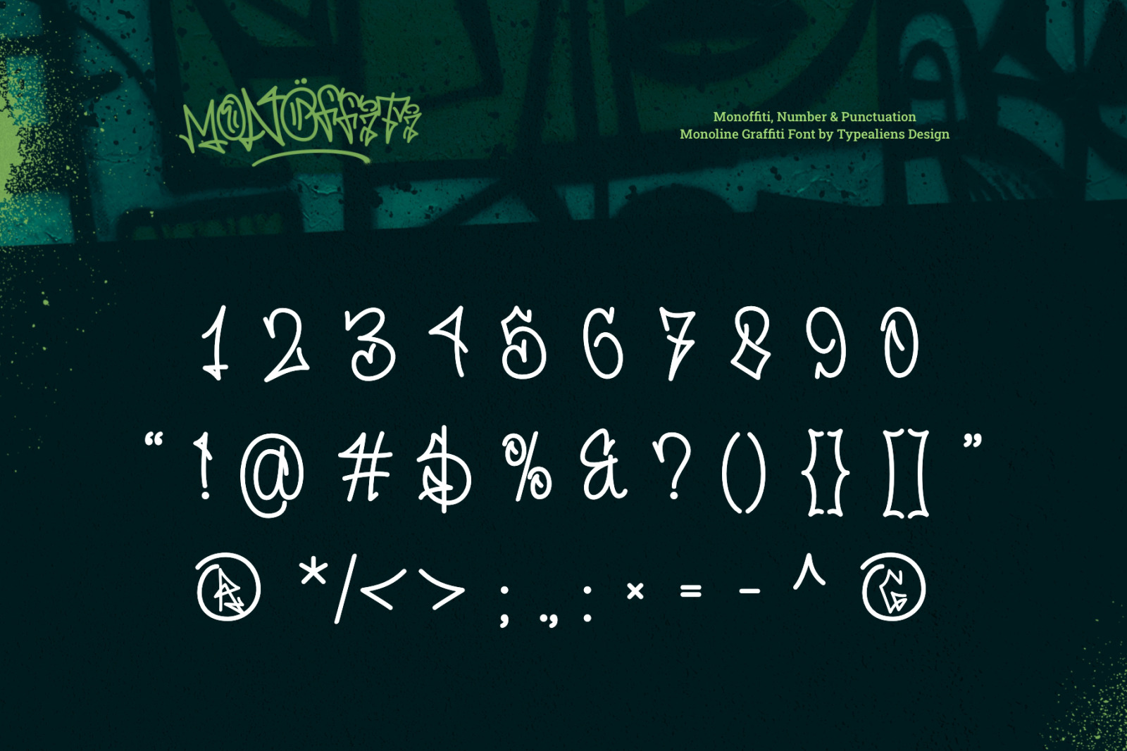 Monoffiti Font Monoffiti Font