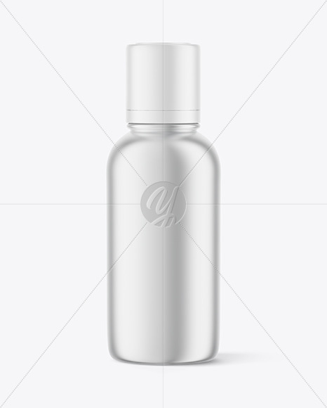 Metallic Cosmetic Bottle Mockup